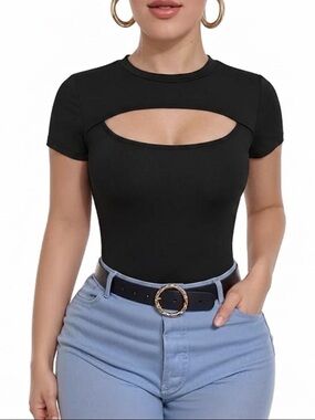 Cut Loose Bodysuit - Black